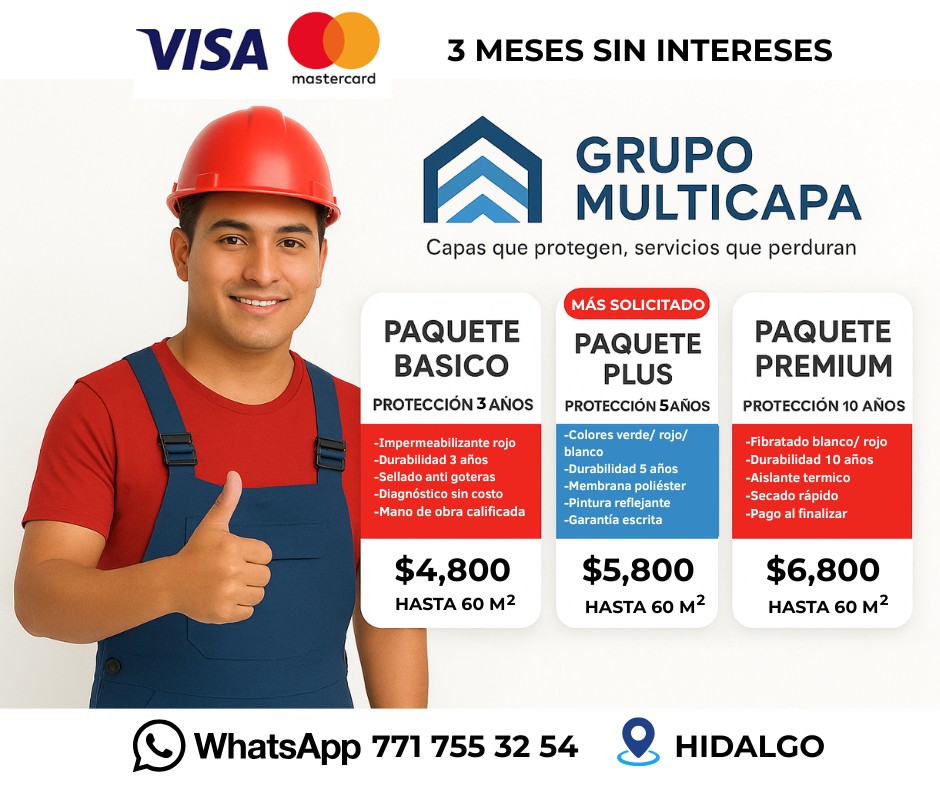 Aplicación de impermeabilizante Grupo Multicapa